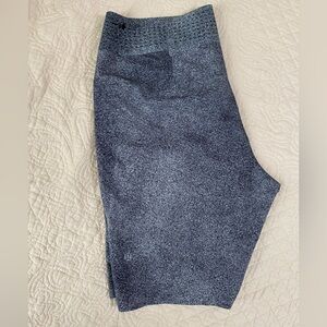 lululemon athletica Men's Heathered Dark Blue Athletic Shorts